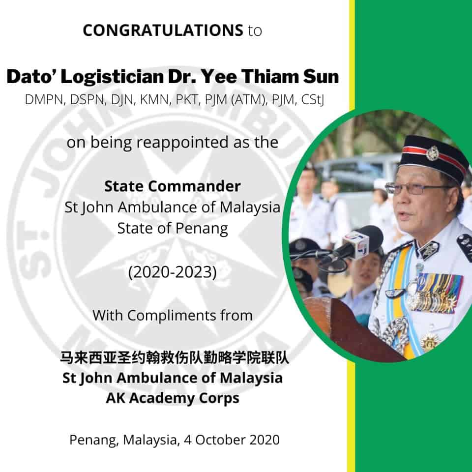 Dr Yee Thiam Sun